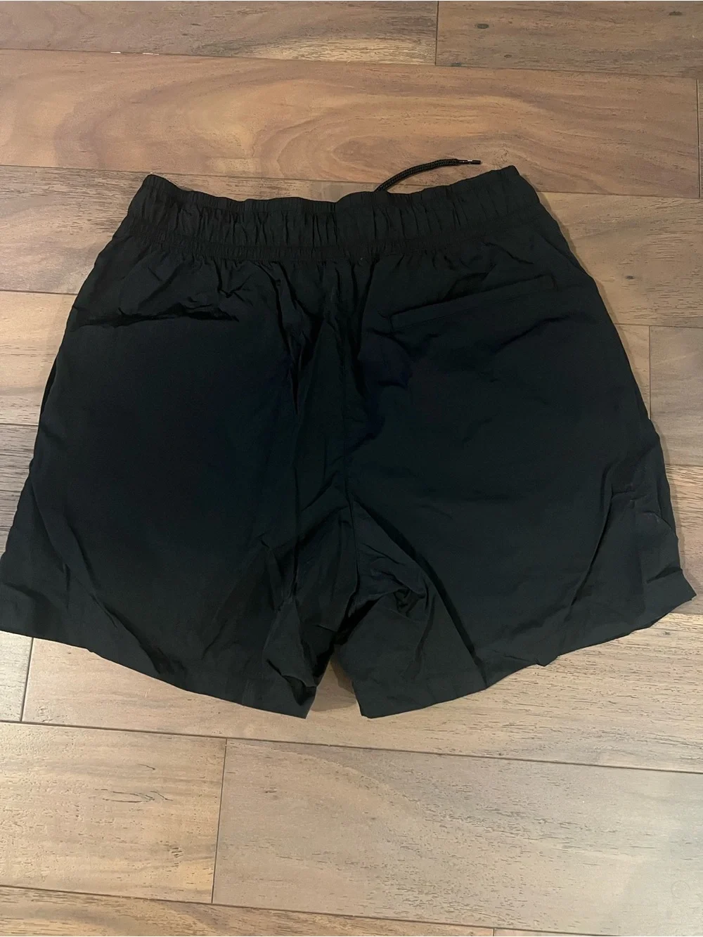 ALO Yoga Black Athletic Shorts with Drawstring Waist